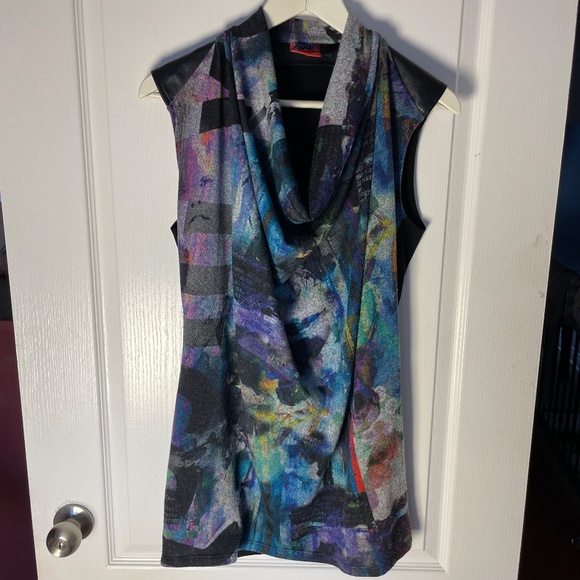 Simon Chang Wool Leather Dress - Picture 7 of 13